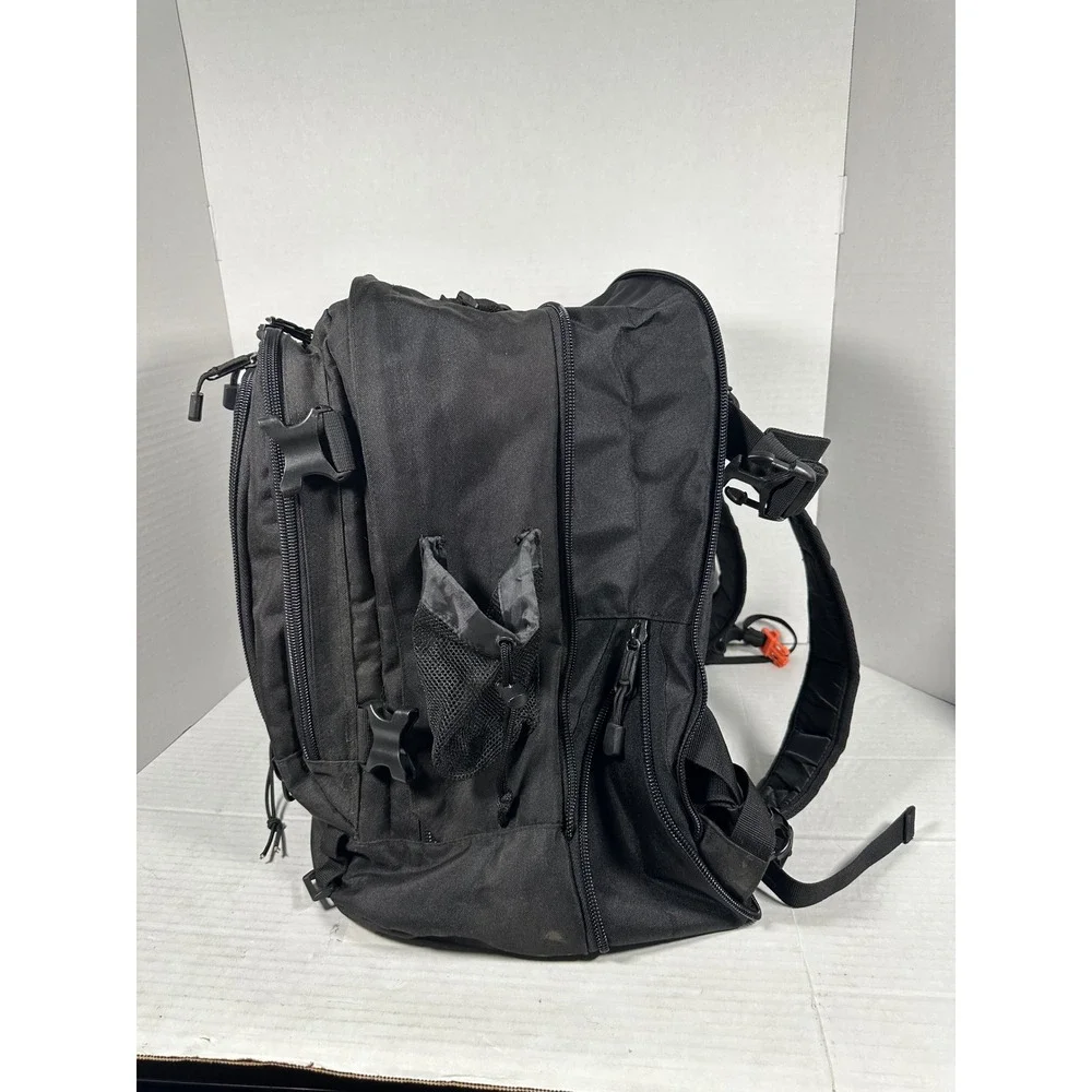 Black‎ Tactical Backpack Multi-Pocket Military Style MOLLE Rucksack Heavy Duty